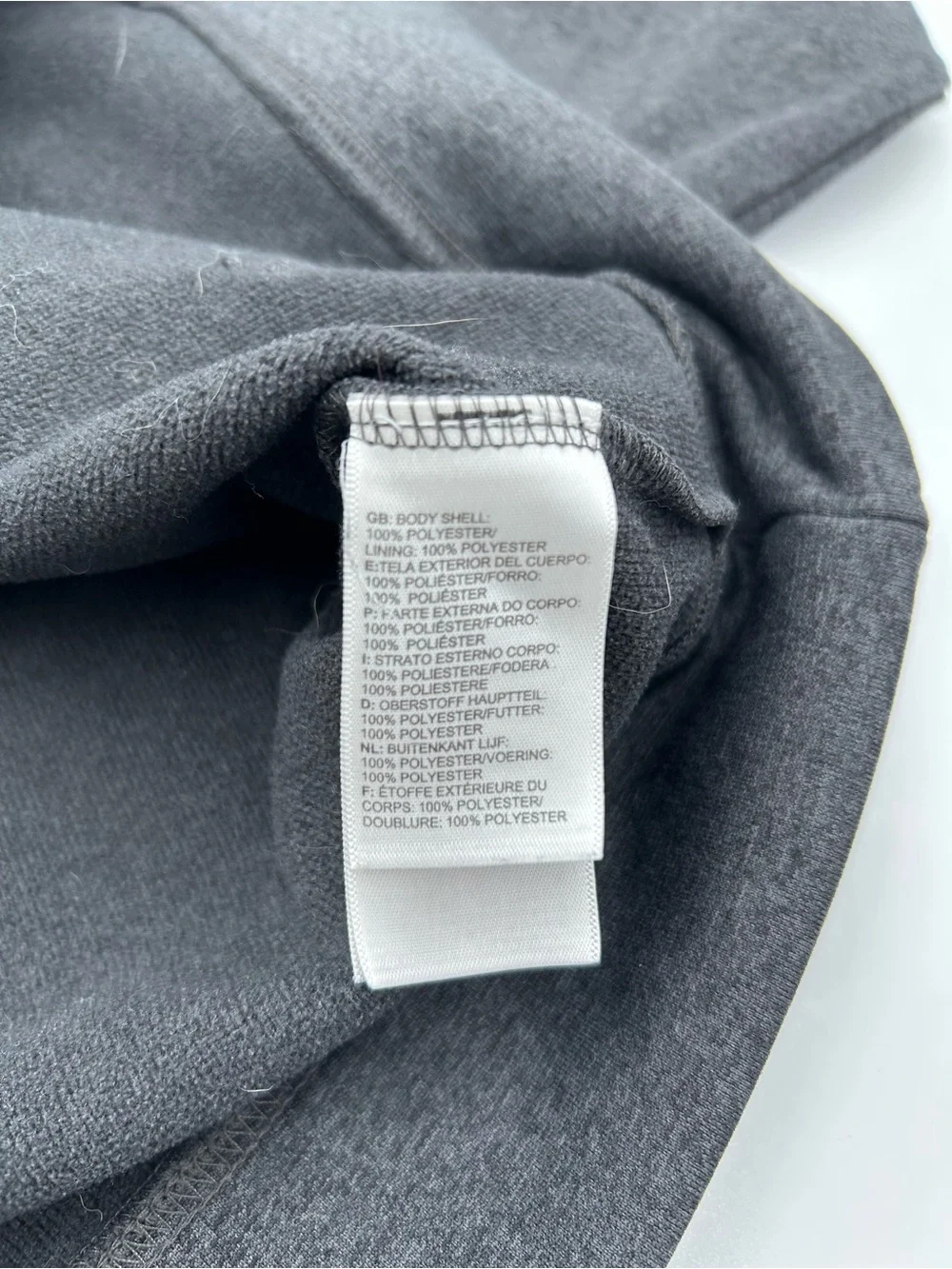 The North Face cozy charcoal